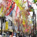 高幡不動参道で七夕まつり