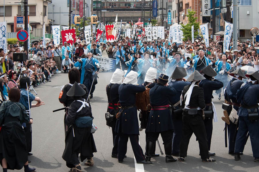 第12回「ひの新選組まつり」、晴天、盛況、来年も