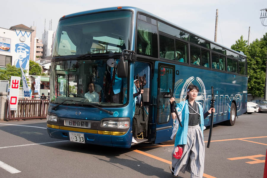 第12回「ひの新選組まつり」、晴天、盛況、来年も