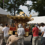 日野の鎮守八坂神社、宮神輿総修理完成