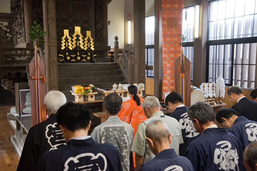 八坂神社宮神輿総修理完成