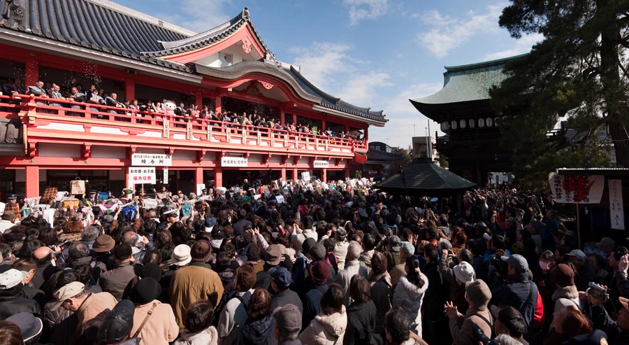 高幡不動尊、1月28日は初不動大祭、2月3日は節分会