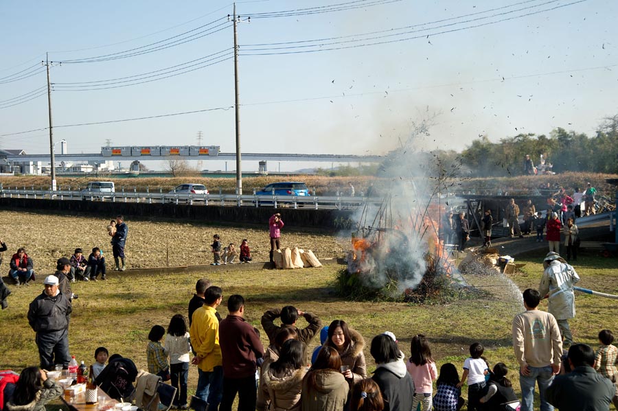 サイノカミ、どんど焼き