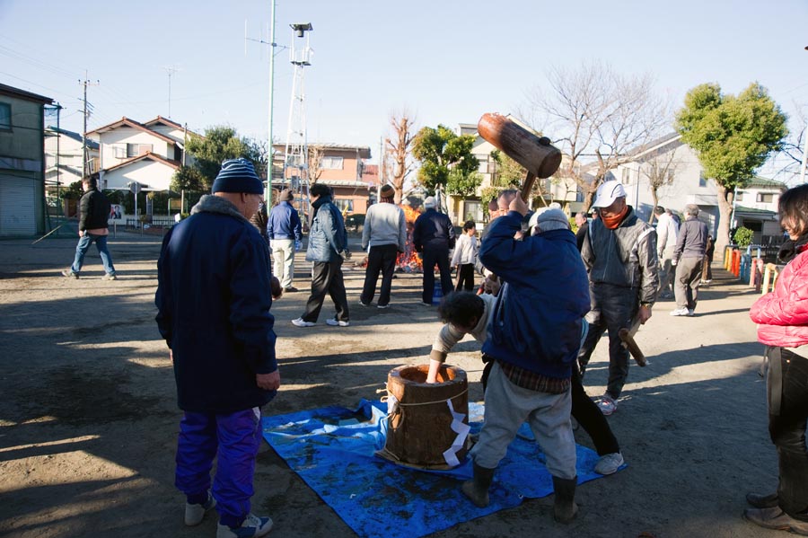 サイノカミ、どんど焼き