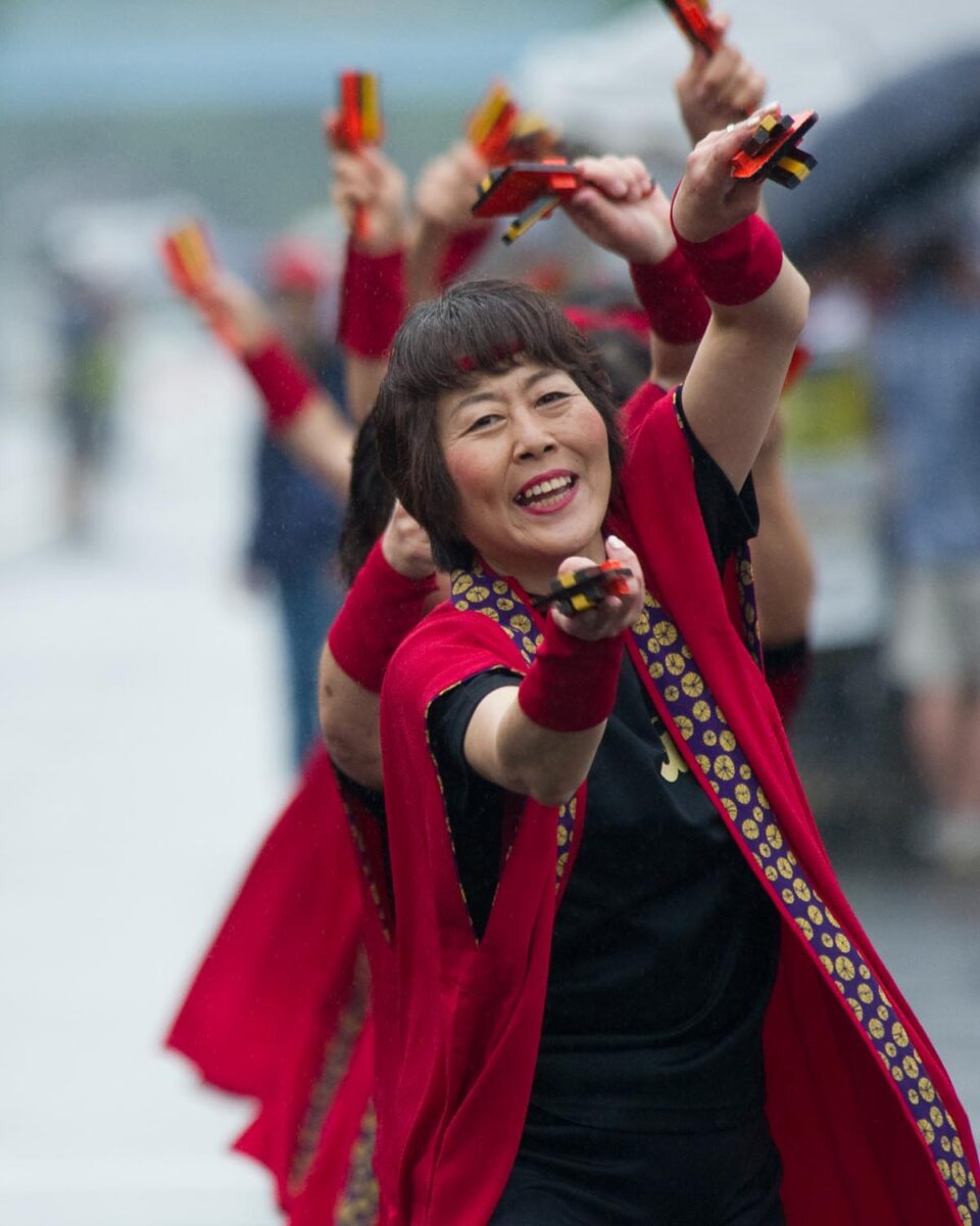 熱気で雨も吹き飛ばしたひのよさこい祭