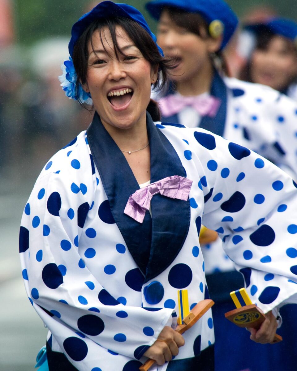 熱気で雨も吹き飛ばしたひのよさこい祭