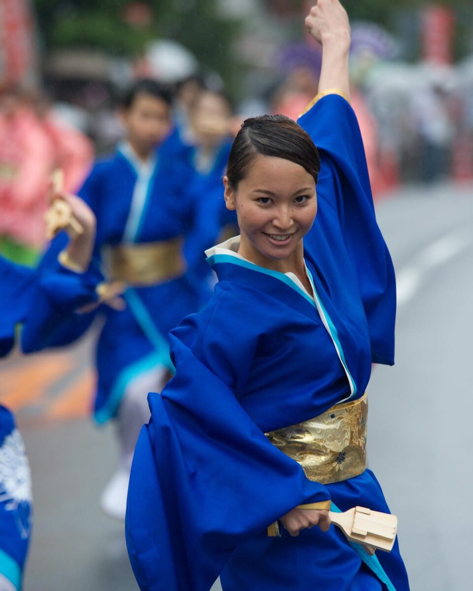 熱気で雨も吹き飛ばしたひのよさこい祭