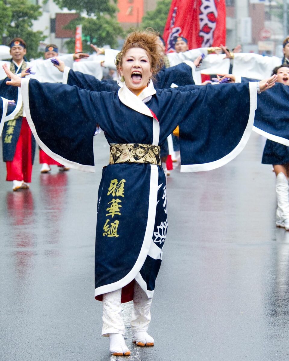 熱気で雨も吹き飛ばしたひのよさこい祭