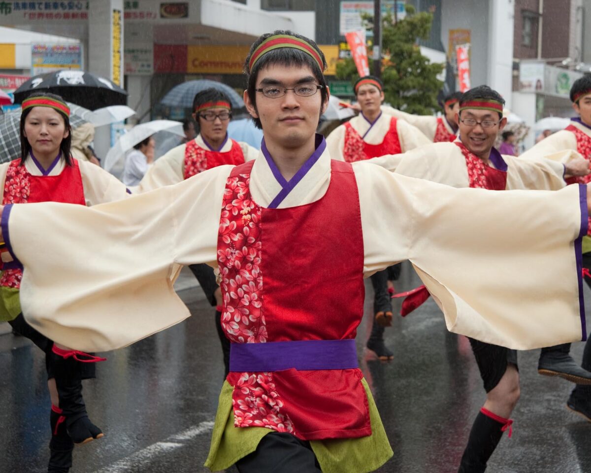 熱気で雨も吹き飛ばしたひのよさこい祭