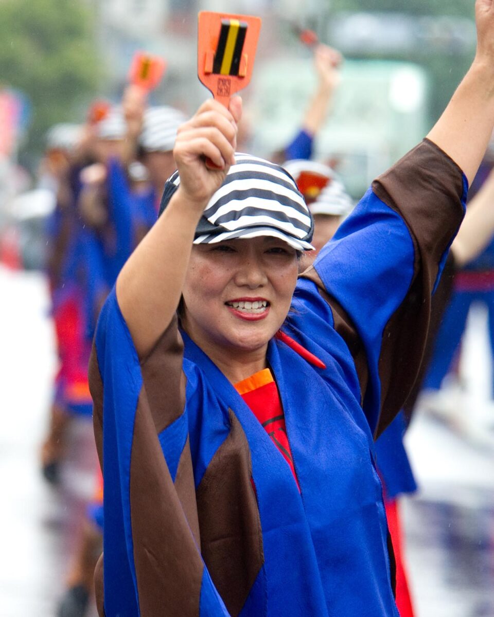 熱気で雨も吹き飛ばしたひのよさこい祭