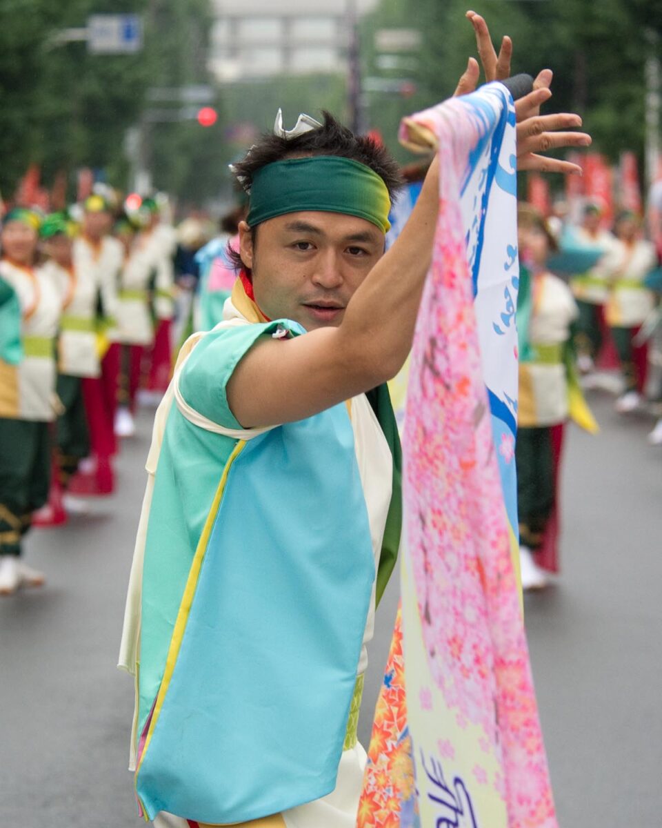 熱気で雨も吹き飛ばしたひのよさこい祭