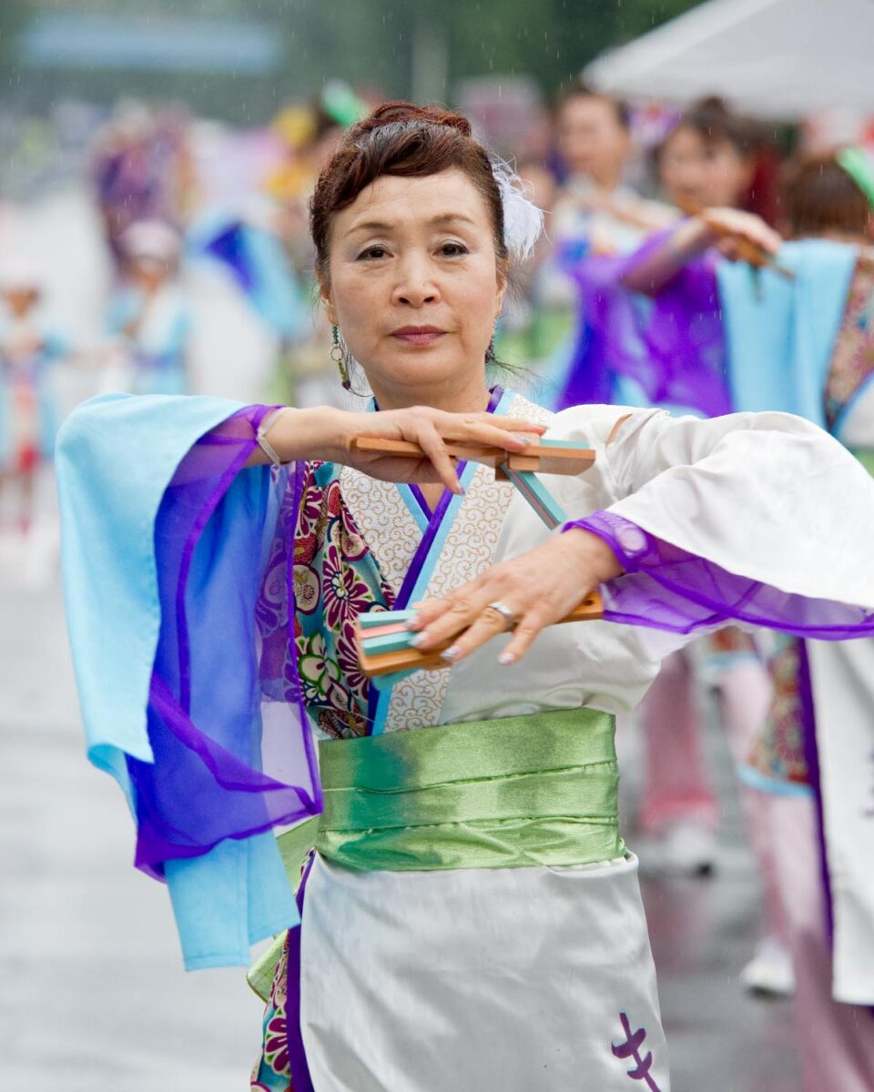 熱気で雨も吹き飛ばしたひのよさこい祭