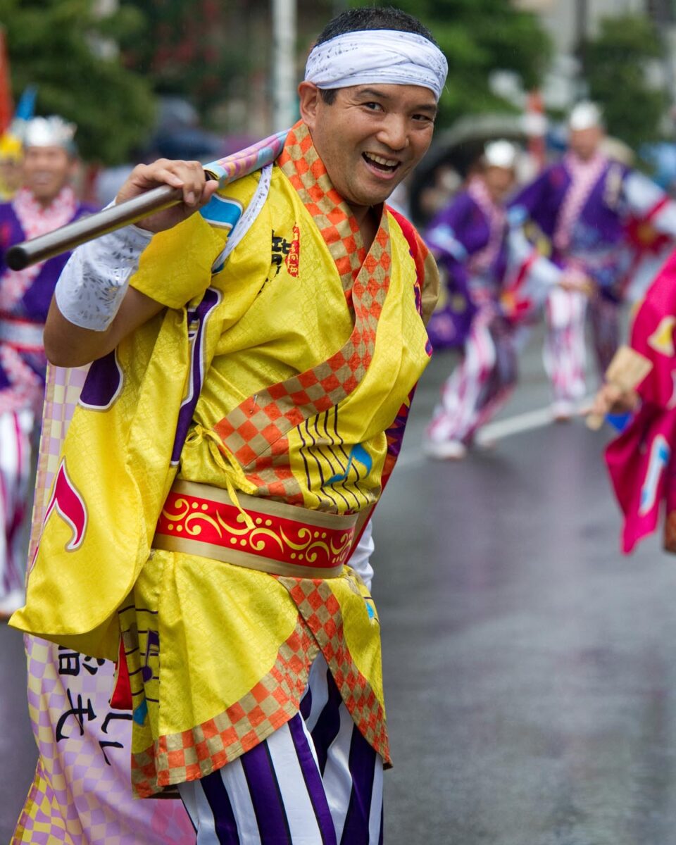 熱気で雨も吹き飛ばしたひのよさこい祭