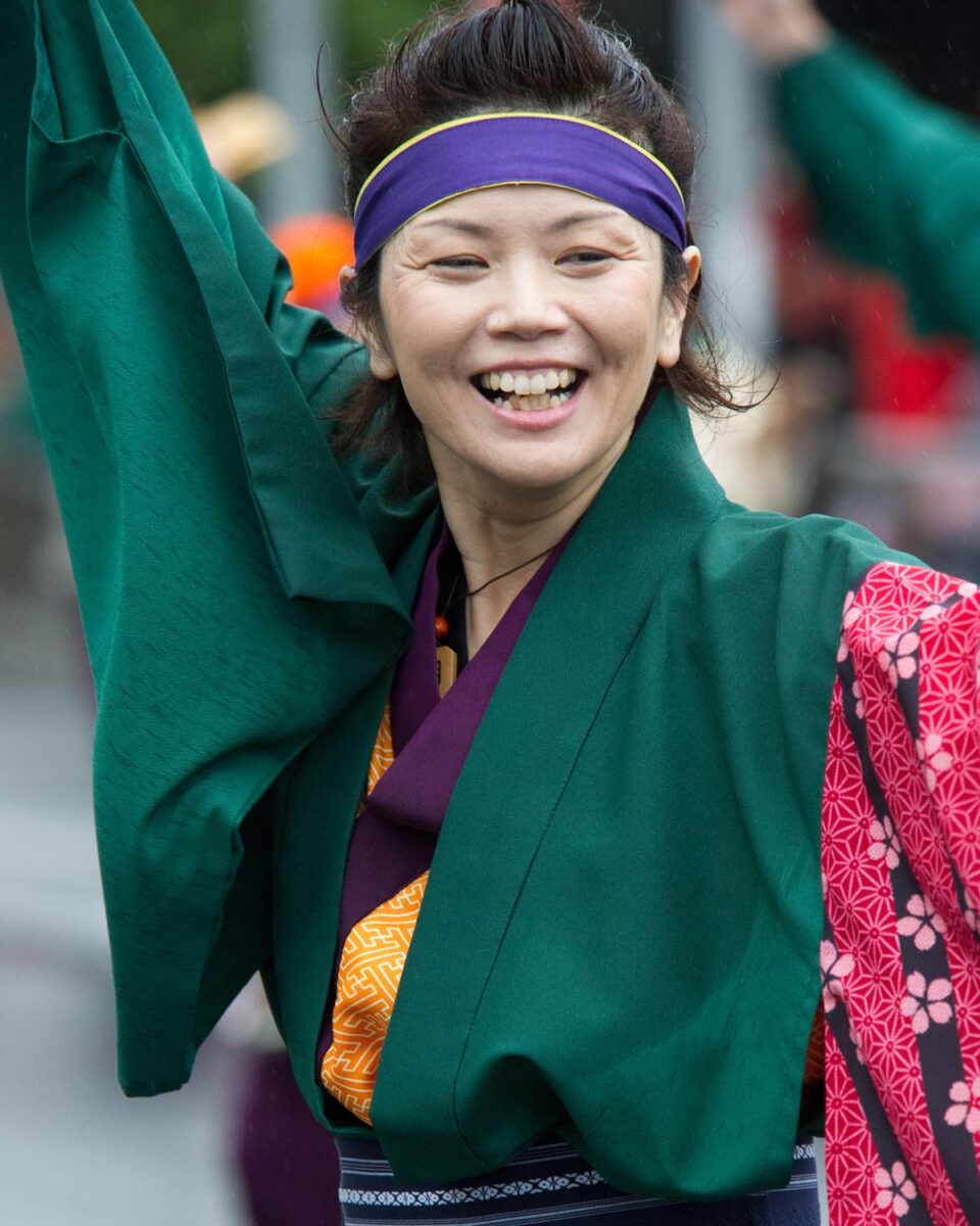 熱気で雨も吹き飛ばしたひのよさこい祭