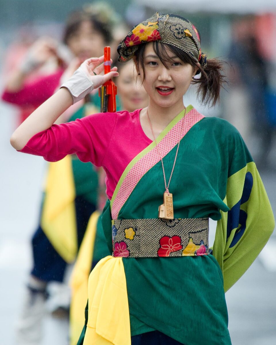 熱気で雨も吹き飛ばしたひのよさこい祭