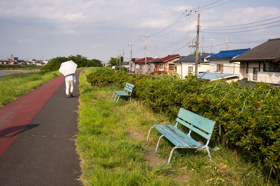 浅川、夏の風物さようなら