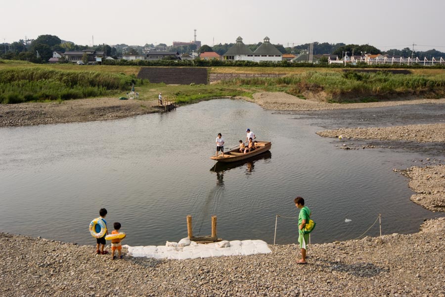 浅川、夏の風物さようなら