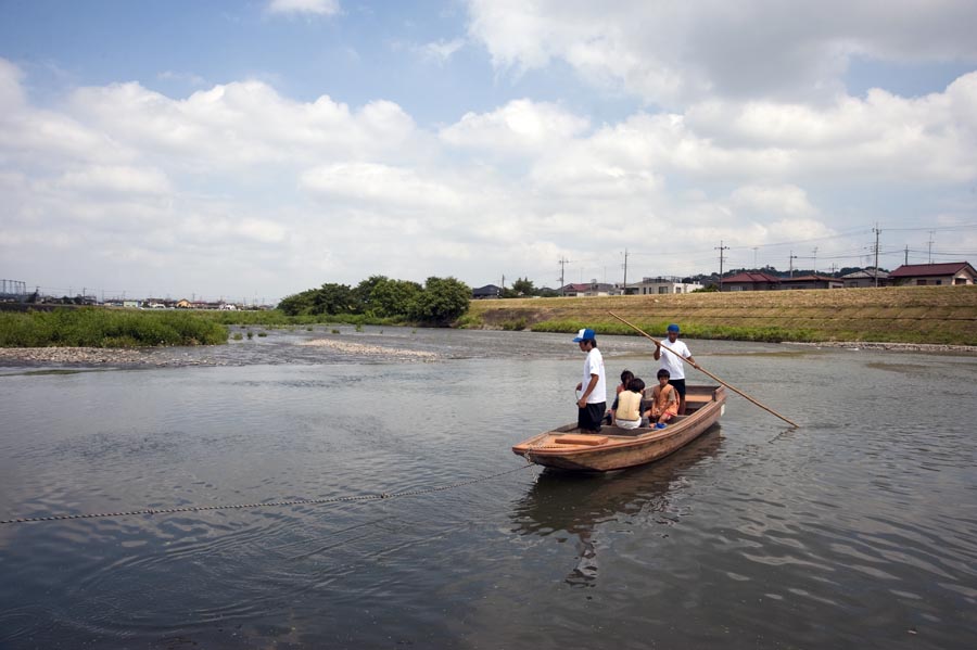 浅川、夏の風物さようなら