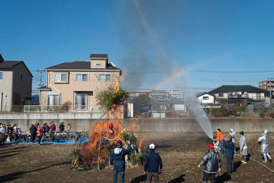 日野市各地でサイノカミが行われます