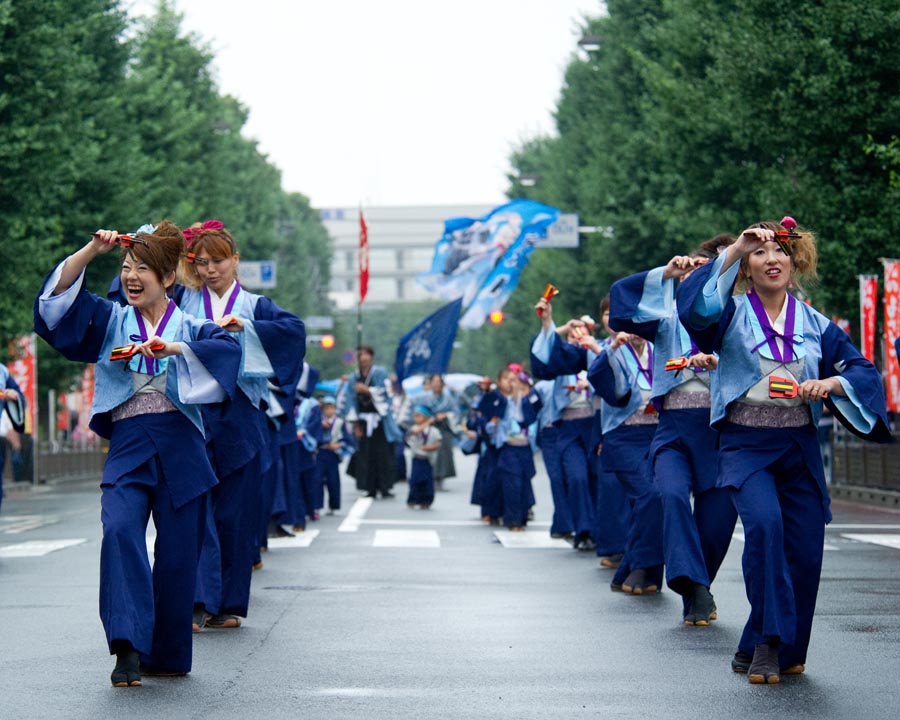 熱気で雨も吹き飛ばしたひのよさこい祭