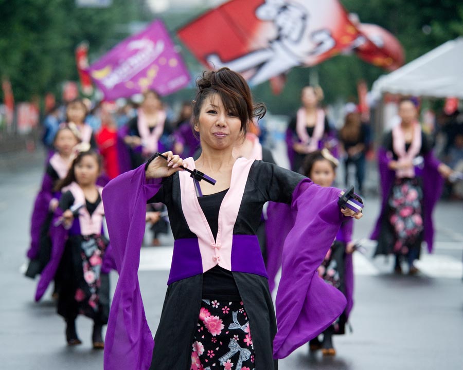 熱気で雨も吹き飛ばしたひのよさこい祭