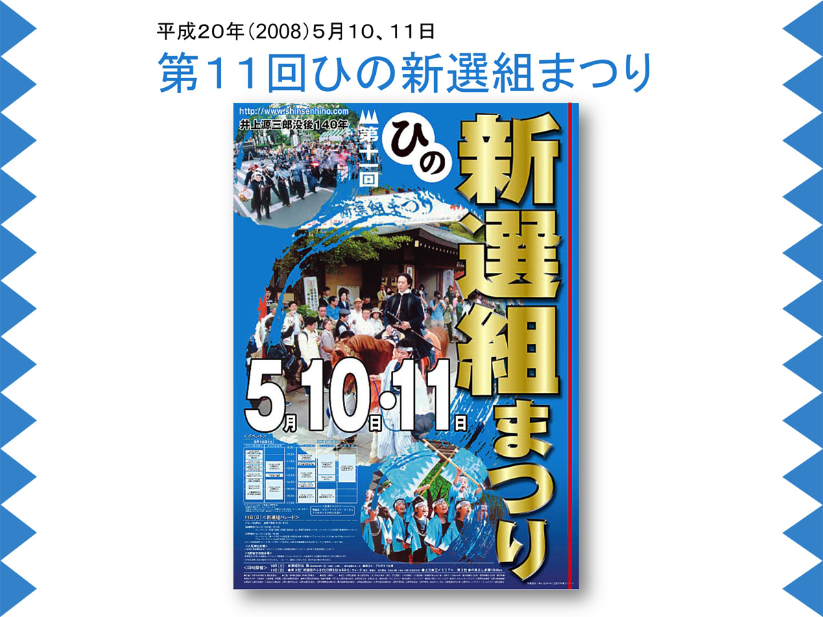 ひの新選組まつりの歩み