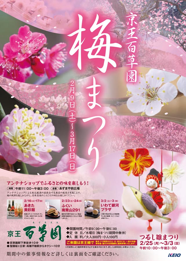 2013京王百草園「梅まつり」開催