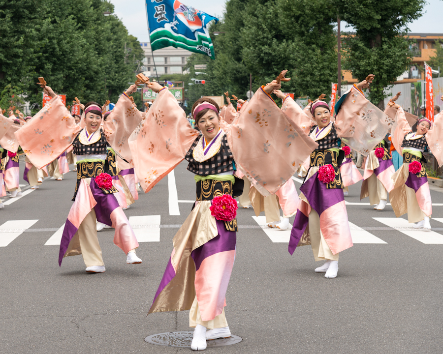 熱演！笑顔満開！ひのよさこい祭