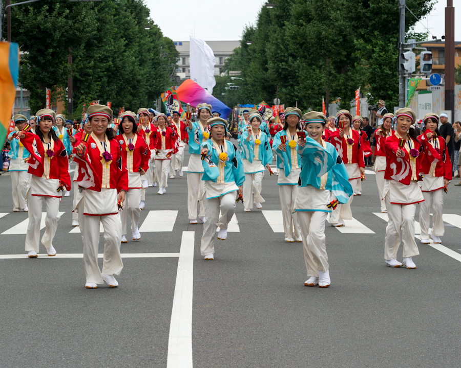 熱演！笑顔満開！ひのよさこい祭