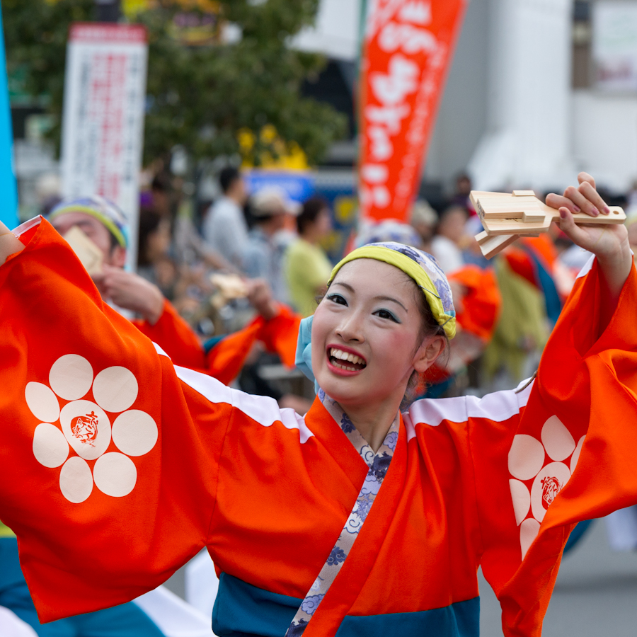 熱演！笑顔満開！ひのよさこい祭