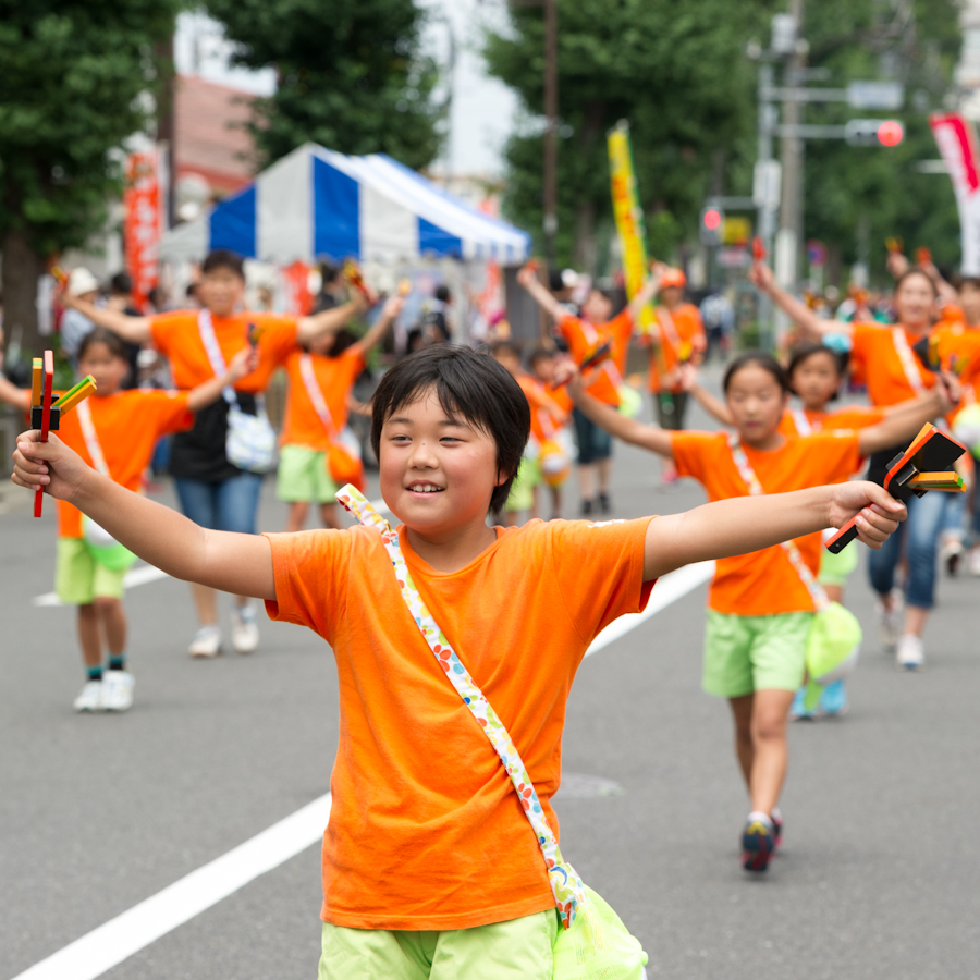 熱演！笑顔満開！ひのよさこい祭