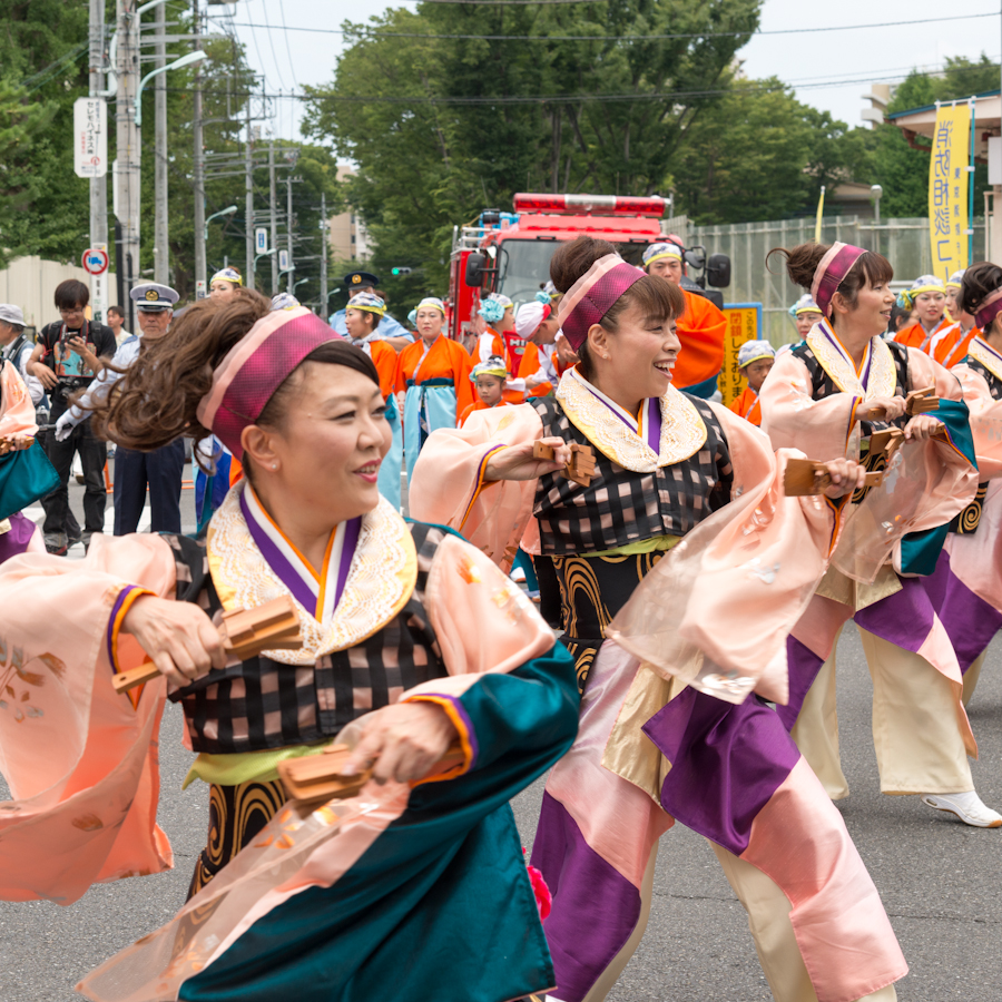 熱演！笑顔満開！ひのよさこい祭