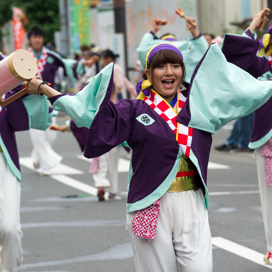 熱演！笑顔満開！ひのよさこい祭