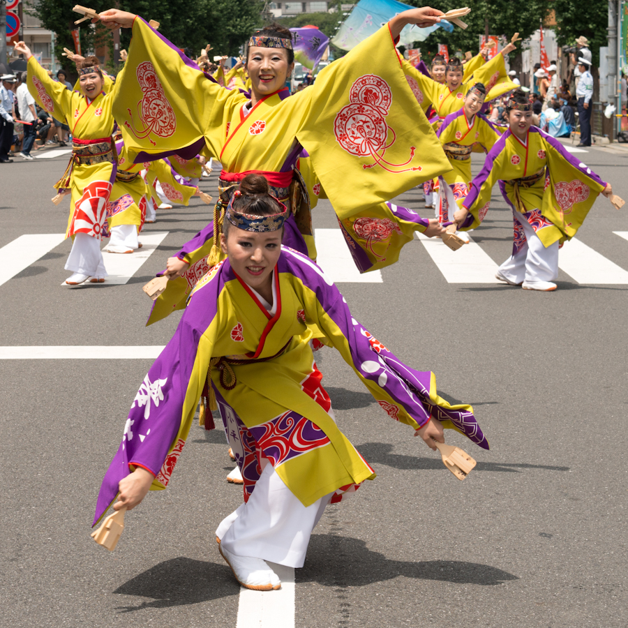 熱演！笑顔満開！ひのよさこい祭