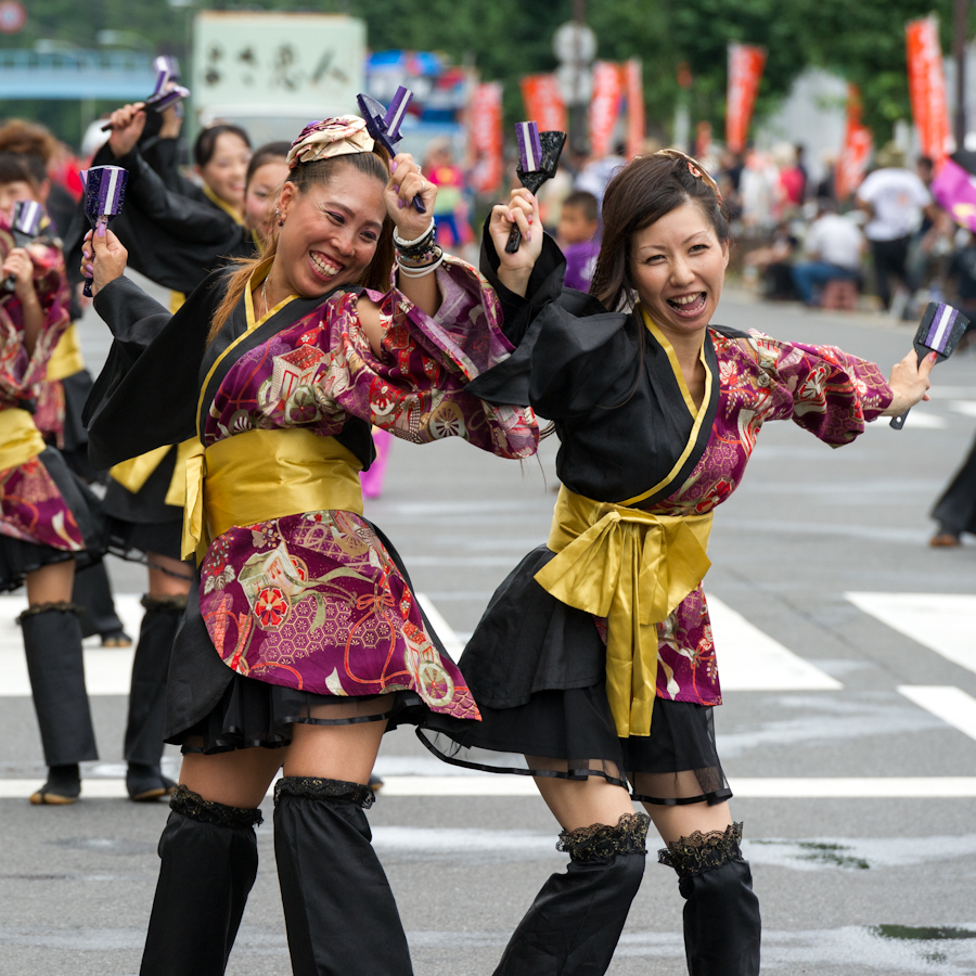 熱演！笑顔満開！ひのよさこい祭