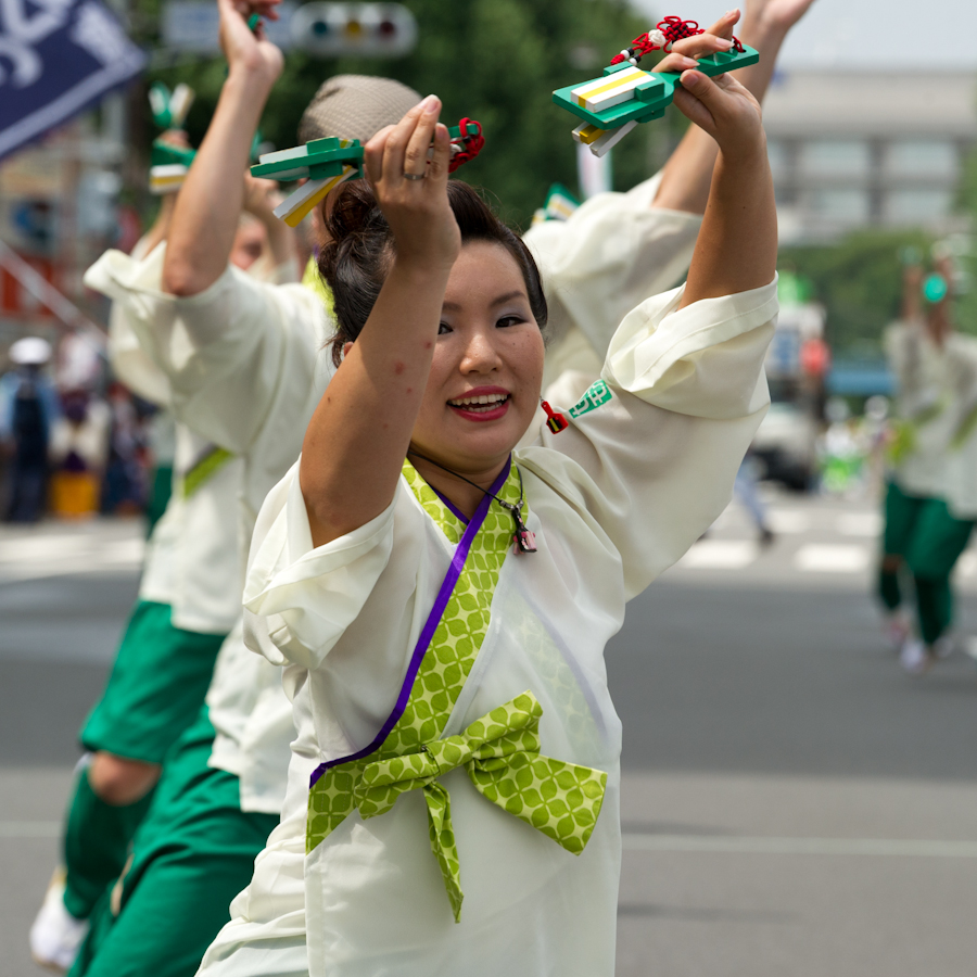 熱演！笑顔満開！ひのよさこい祭