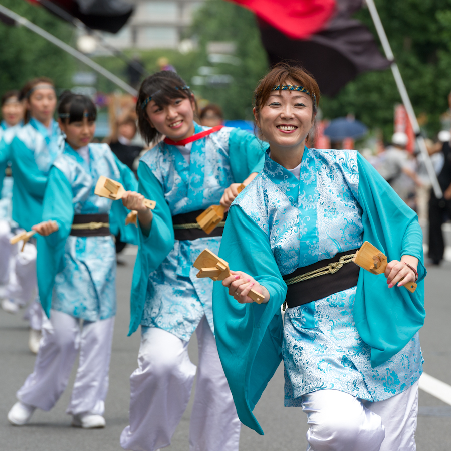 熱演！笑顔満開！ひのよさこい祭