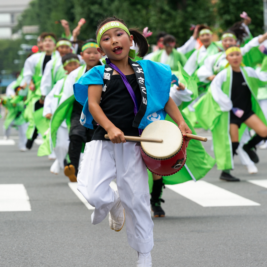 熱演！笑顔満開！ひのよさこい祭