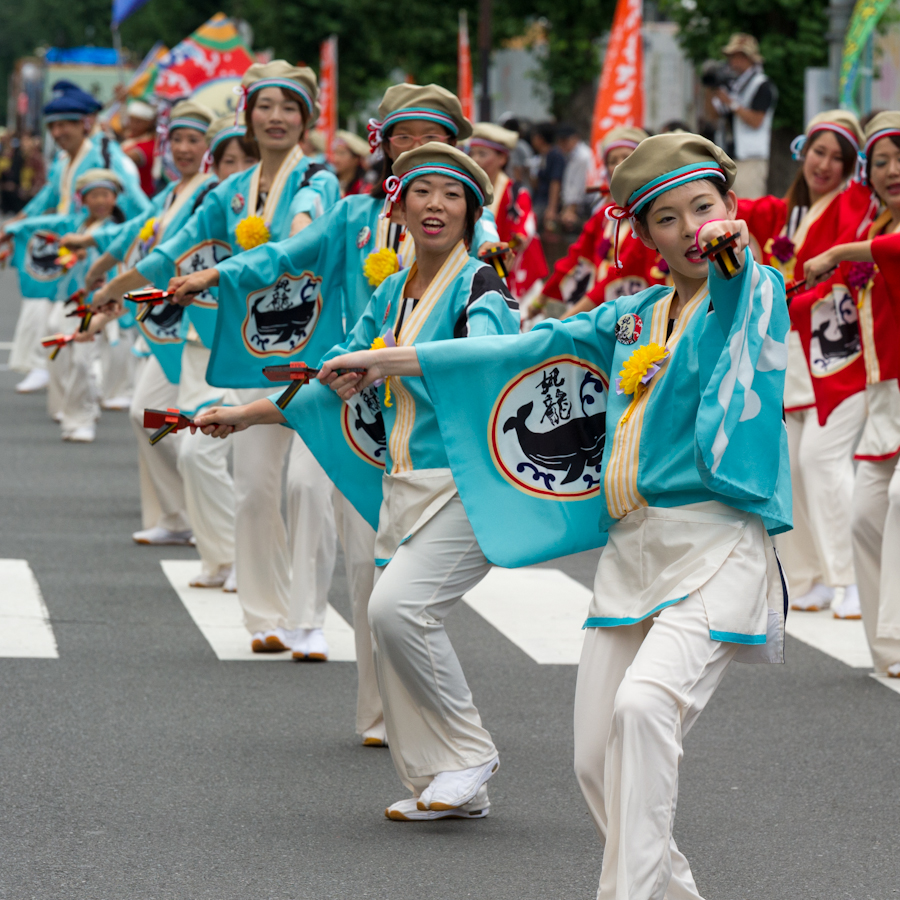 熱演！笑顔満開！ひのよさこい祭