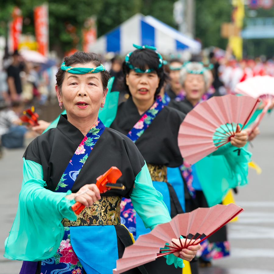 熱演！笑顔満開！ひのよさこい祭