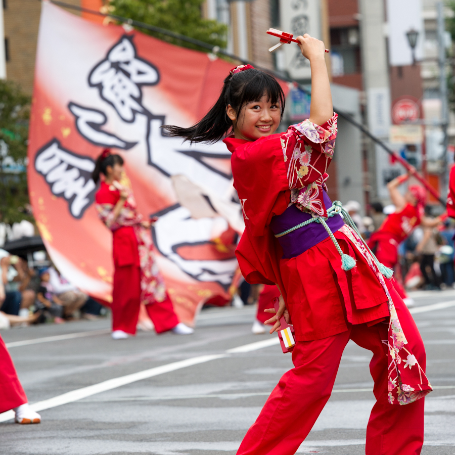 熱演！笑顔満開！ひのよさこい祭