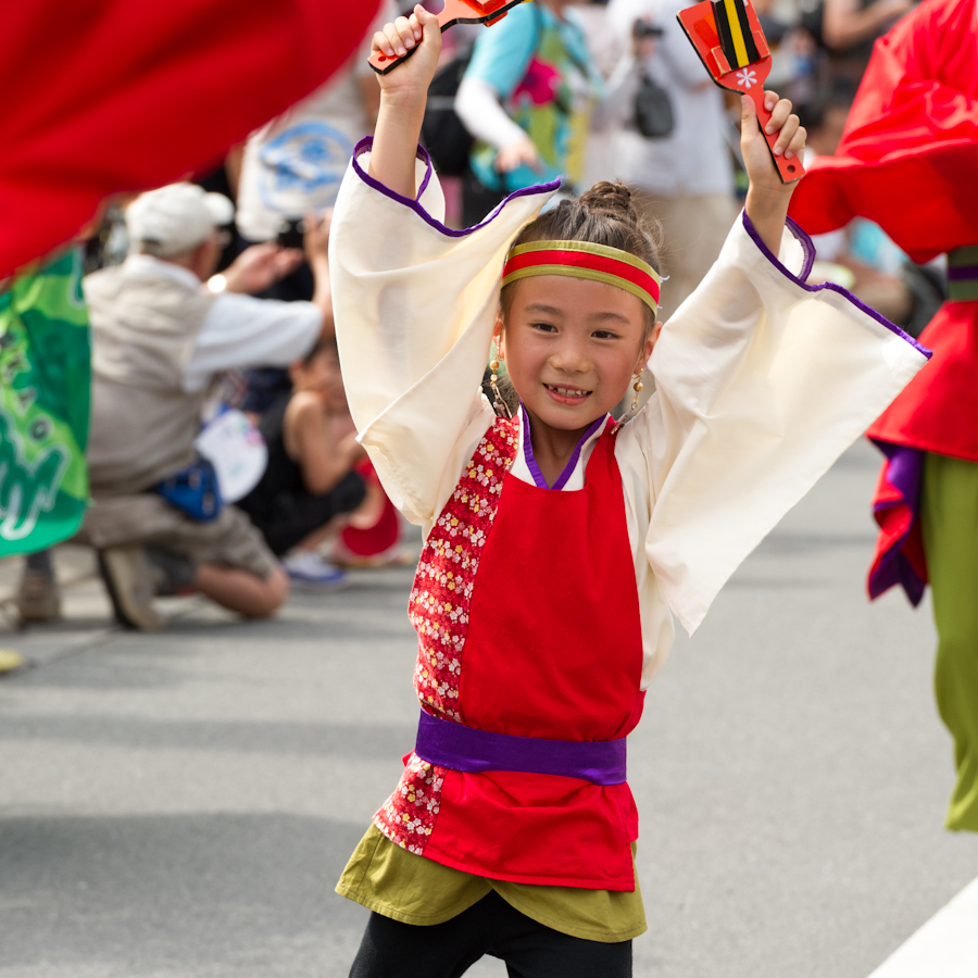 熱演！笑顔満開！ひのよさこい祭