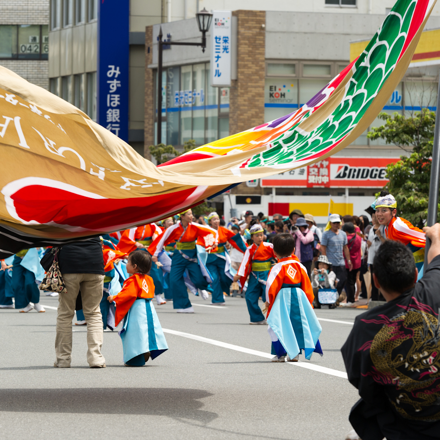 熱演！笑顔満開！ひのよさこい祭