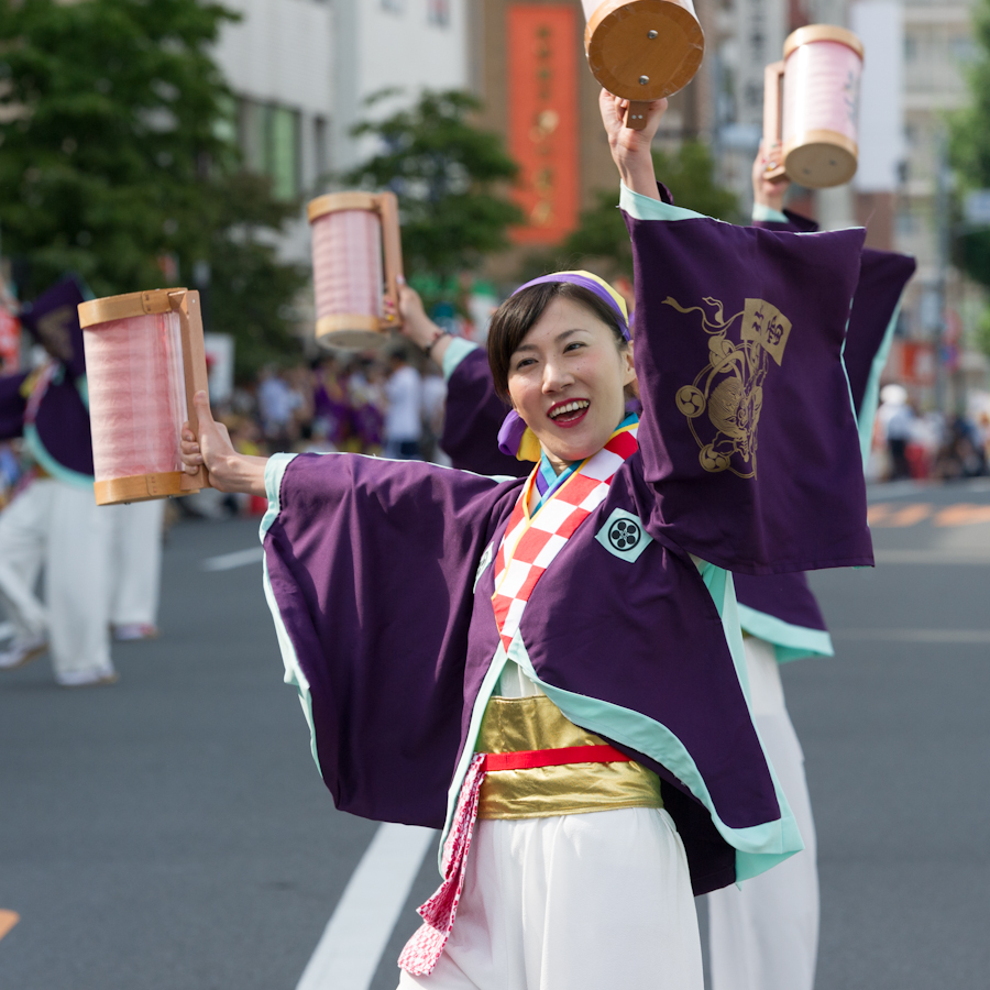 熱演！笑顔満開！ひのよさこい祭