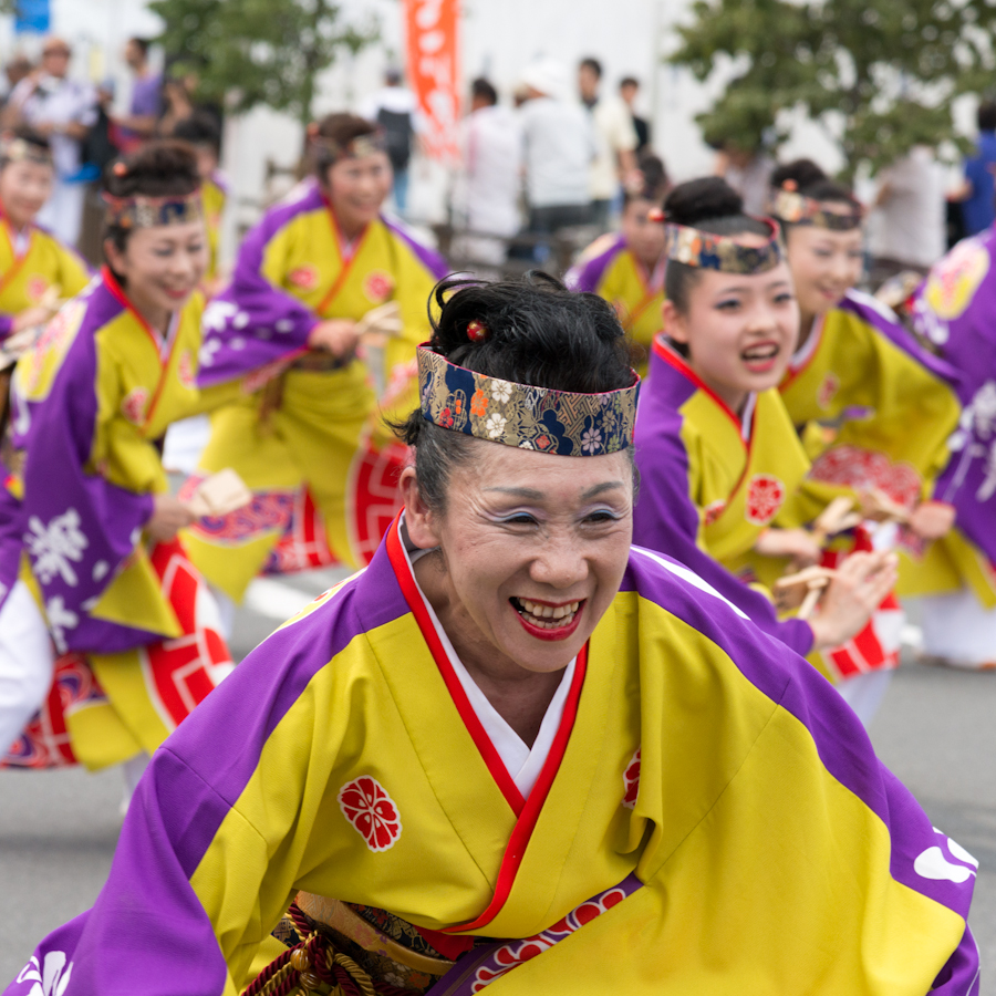 熱演！笑顔満開！ひのよさこい祭