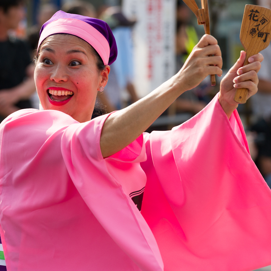 熱演！笑顔満開！ひのよさこい祭