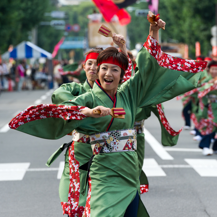 熱演！笑顔満開！ひのよさこい祭