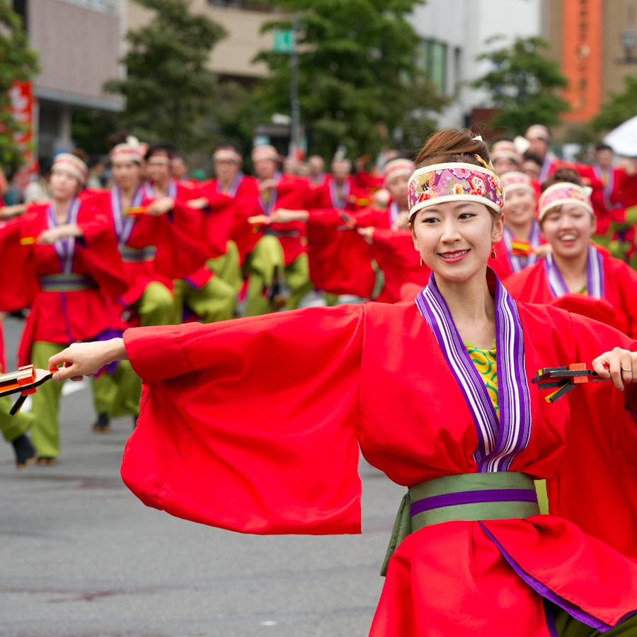 熱演！笑顔満開！ひのよさこい祭