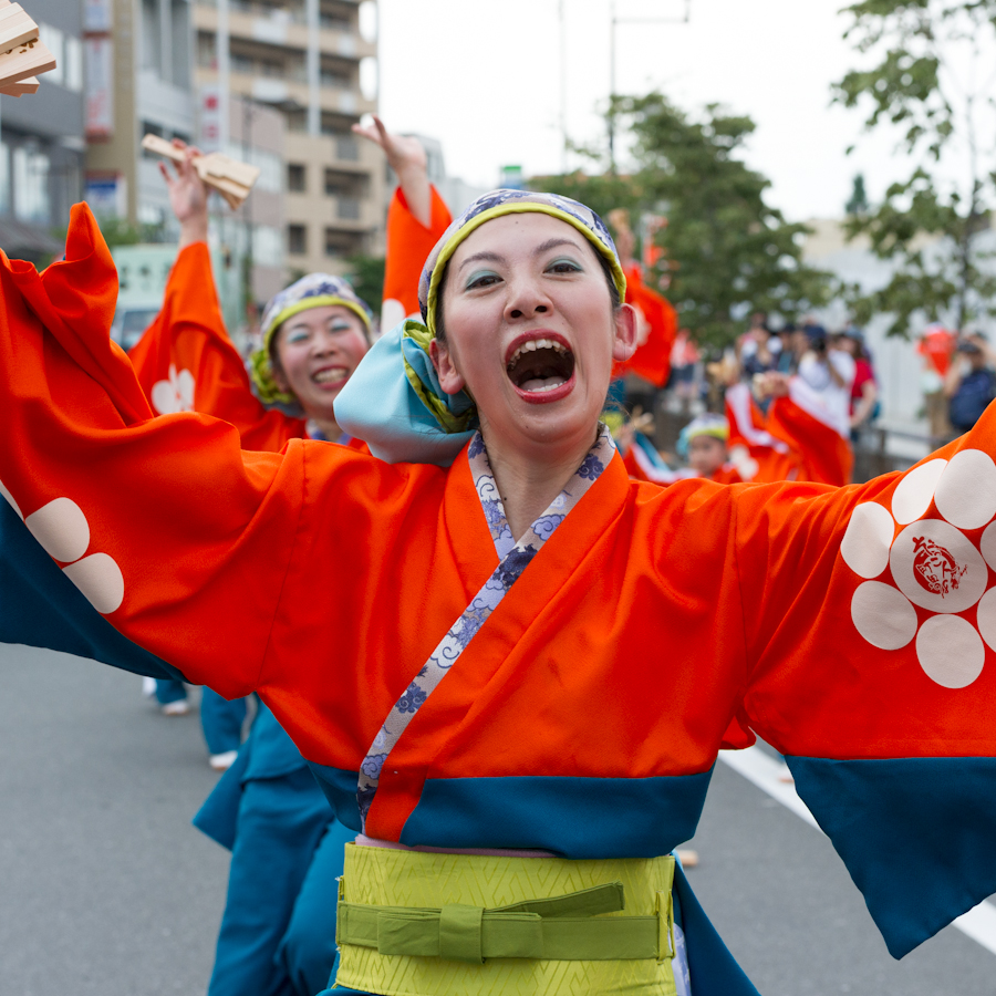 熱演！笑顔満開！ひのよさこい祭