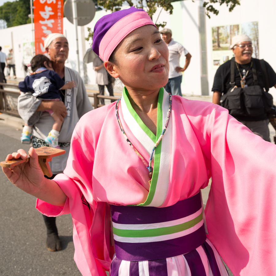 熱演！笑顔満開！ひのよさこい祭